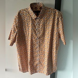 Meyer Orange button down shirt. Size XL.
